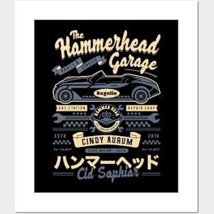 Hammerhead Regalia Garage Posters and Art